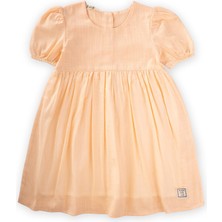 Cigit Flamlı Elbise 2-7 Yaş Pembe