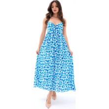 Gökyüzü Moda 6477 Elbise-Sofya