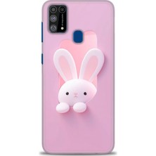 Samsung Galaxy M31 Hd Baskılı Kılıf + Seramik Tam Kaplayan Ekran Koruyucu 74