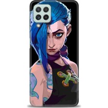 Samsung Galaxy M32 Hd Baskılı Kılıf + Seramik Tam Kaplayan Ekran Koruyucu 271