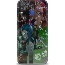 Samsung Galaxy M20 Hd Baskılı Kılıf + Seramik Tam Kaplayan Ekran Koruyucu 272