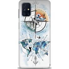 Kılıf Evreni Samsung Galaxy M51 Uyumlu A+ Plus Kılıf + SERAMİK KIRILMAZ EKRAN KORUYUCU 82