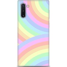 Samsung Galaxy Note 10 Hd Baskılı Kılıf + Seramik Tam Kaplayan Ekran Koruyucu 425