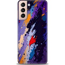 Kılıf Evreni Samsung Galaxy S21 Uyumlu A+ Plus Kılıf + SERAMİK KIRILMAZ EKRAN KORUYUCU 436