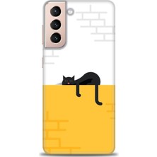 Kılıf Evreni Samsung Galaxy S21 Uyumlu A+ Plus Kılıf + SERAMİK KIRILMAZ EKRAN KORUYUCU 79