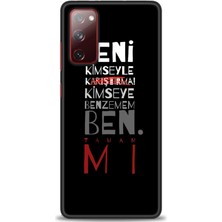 Kılıf Evreni Samsung Galaxy S20 Fe Uyumlu A+ Plus Kılıf + SERAMİK KIRILMAZ EKRAN KORUYUCU 396