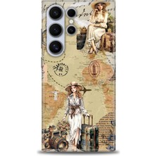 Samsung Galaxy S24 Ultra Hd Baskılı Kılıf + Seramik Tam Kaplayan Ekran Koruyucu 270