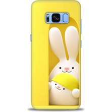 Samsung Galaxy S8 Hd Baskılı Kılıf + Seramik Tam Kaplayan Ekran Koruyucu 72