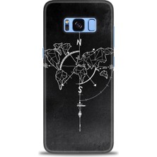 Samsung Galaxy S8 Plus Hd Baskılı Kılıf + Seramik Tam Kaplayan Ekran Koruyucu 87