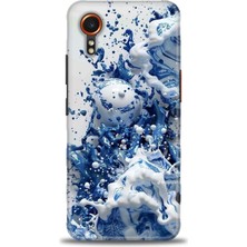 Samsung Galaxy x Cover 7 Hd Baskılı Kılıf + Seramik Tam Kaplayan Ekran Koruyucu 327