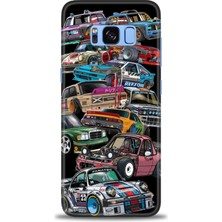 Samsung Galaxy S8 Hd Baskılı Kılıf + Seramik Tam Kaplayan Ekran Koruyucu 481