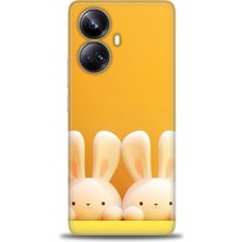 Realme 10 Pro Plus Kılıf Hd Baskılı Kılıf + Seramik Tam Kaplayan Ekran Koruyucu 78