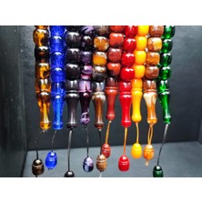 Akrilik Monomer Efe Maskot Şakşak 10'lu Tesbih Hediyelik Aksesuar (Renkler Farklılık Gösterebilir)