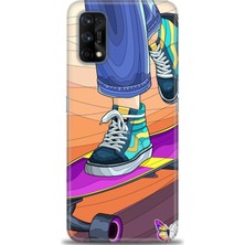 Realme 7 Pro Kılıf Hd Baskılı Kılıf + Seramik Tam Kaplayan Ekran Koruyucu 446