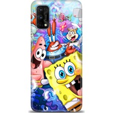 Realme 7 Pro Kılıf Hd Baskılı Kılıf + Seramik Tam Kaplayan Ekran Koruyucu 455