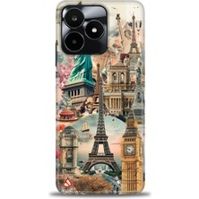 Realme C53 Kılıf Hd Baskılı Kılıf + Seramik Tam Kaplayan Ekran Koruyucu 264