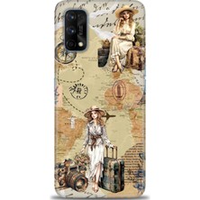 Realme 7 Pro Kılıf Hd Baskılı Kılıf + Seramik Tam Kaplayan Ekran Koruyucu 270