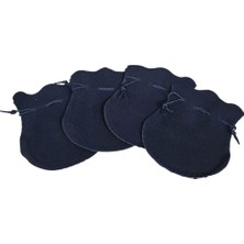 Kadife Kese Lacivert 50 Adet 11 x 14 Boy Takı, Altın Kesesi (Ipli & Büzgülü)