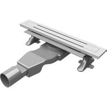 Kale Smartlıne Trendy 40 cm Satine Inox Duş Kanalı Yandan Çıkışlı