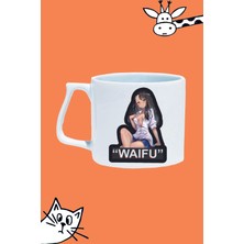 
nagatoro Hayase Karakter Don't Toy With Me, Miss Tasarım Baskılı Beyaz Lüks Sap Kupa Bardak