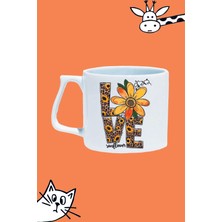 Sunflower Ayçiçeği Love Baskılı Beyaz Lüks Sap Kupa Bardak
fubuki Shirakami
