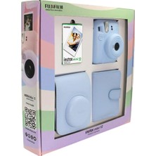 Instax Mini 12 Fotoğraf Makinesi Askı Pil Çanta 10’lu Film Albüm Bundle Box