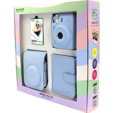 Instax Mini 12 Fotoğraf Makinesi Askı Pil Çanta 10’lu Film Albüm Bundle Box