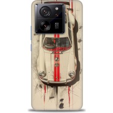 Xiaomi Mi 13T Pro Kılıf Hd Baskılı Kılıf + Seramik Tam Kaplayan Ekran Koruyucu 485