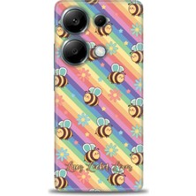 Xiaomi Redmi Note 13 Pro 4g Hd Baskılı Kılıf + Seramik Tam Kaplayan Ekran Koruyucu 419