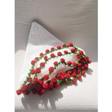 El Örgüsü Gül Buketi Battaniye – Özgün ve Romantik