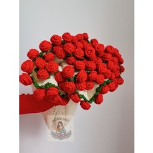 El Örgüsü Gül Buket Battaniye Özgün ve Romantik