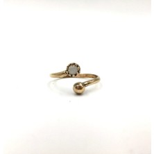 Ay Taşı Güverse Doğal Taş Otantik Yüzük