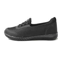 Onlo Ayakkabı PRLY.418 Siyah Bağsız Kadın Spor Ayakkabı