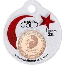 1 Gram 22 Ayar Külçe Altın