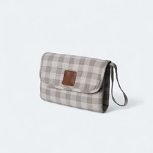 La Flore Mellifere Vegan Deri İç Yüzeyli Keten Karışımlı Clutch Alt Değiştirme Matı -Şık, Pratik ve Hafif Tasarım
