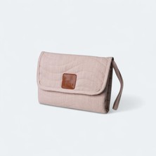 La Flore Mellifere Vegan Deri İç Yüzeyli Keten Karışımlı Clutch Alt Değiştirme Matı -Şık, Pratik ve Hafif Tasarım