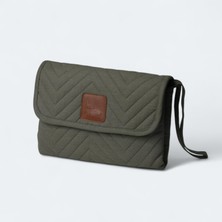 La Flore Mellifere Vegan Deri İç Yüzeyli Keten Karışımlı Clutch Alt Değiştirme Matı -Şık, Pratik ve Hafif Tasarım