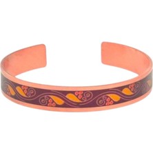 Motifli Bakır Bileklik