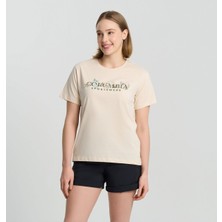 Columbia Kadın Ekru Kısa Kollu T-Shirt T-Shirt 9210081125
