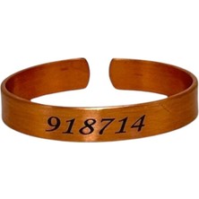 Bakır Bileklik Sayı Sekanslı (Biyoenerji) / 918714