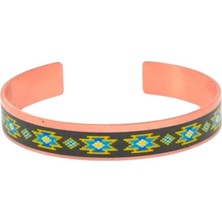 Motifli Bakır Bileklik