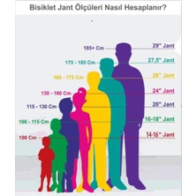 26 Jant Bayan Bisikleti Dorello Bisiklet Bayan Erkek Bisikleti Siyah