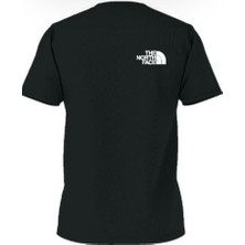The North Face Siyah Basklı Erkek Bisiklet Yaka T- Shirt