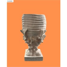 Limited Edition, Büyük Boy Mercan ve Kabuğu Formlu Dekoratif Heykel Objede Kokulu Mum - Özel Seri