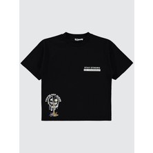 Civil Boys Erkek Çocuk Tişört 10-13 Yaş Siyah