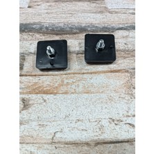 Kare Reflektör Kırmızı 2'li Takım (En Boy 4cm)