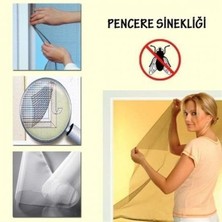 Buffer® Tüm Cam Pencere Kapılara Uyumlu Tek Kanat Pencere Sinekliği