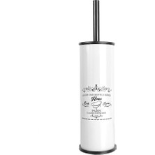 Metal Beyaz Paris Banyo Tuvalet Klozet Wc Fırçası