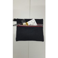 Anahtarlıklı Cüzdan Kot Kumaşfermuar Detaylı Elyapımı