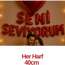 10 Adet Kalpli Balon 10 Adet Kalpli Mum Gül Kurusu Seni Seviyorum  Folyo Balon Sevgili Özel Gün Doğum Günü